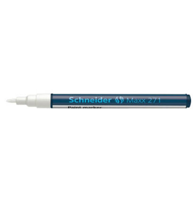 Lackmarker Maxx 271, SN127149, Stift, weiß, 1-2mm Rundspitze