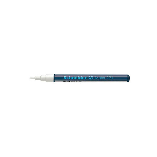 4004675009517 - Lackmarker Maxx 271 SN127149 Stift weiß 1-2mm Rundspitze 4004675009517 Schneider
