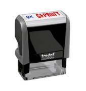 Textstempel GEPRÜFT
