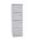 H&auml;ngeregistraturschrank IPCCA14645 Light, lichtgrau, 4 Schubladen, 1-bahnig