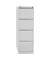 H&auml;ngeregistraturschrank 3643645 Office, lichtgrau, 4 Schubladen, 1-bahnig