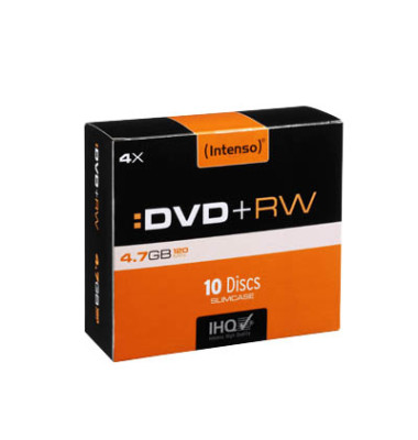 DVD+RW 10er Pack Sc 4,7 Gb 4X