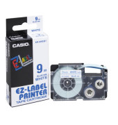 Schriftband XR-9WEB1 9mm x 8m blau/wei&szlig; laminiert stark selbstklebend