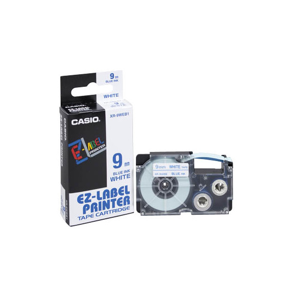 4971850117407 - Schriftband XR-9WEB1 9mm x 8m blau weiß laminiert stark selbstklebend 4971850117407 Casio