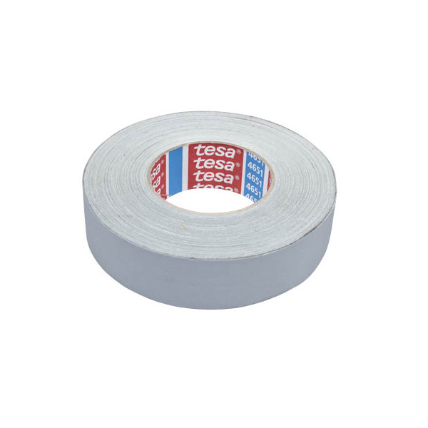 TESA 04651GR-38 - Gewebeband tesaband® Premium, offenes Gewebe, 38 mm, grau