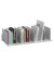 Buchstütze EO4932 lichtgrau 858 x 323 x 233 mm für 9 Fächer