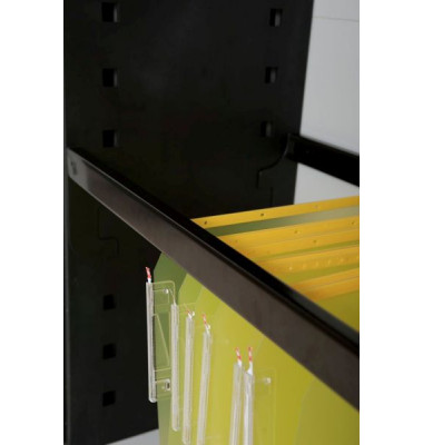 H&auml;ngeregistraturschiene EORDS.01, schwarz