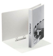 Präsentations-Ringbuch 49738 A4 weiß 2-Ring Ø 20mm Kunststoff