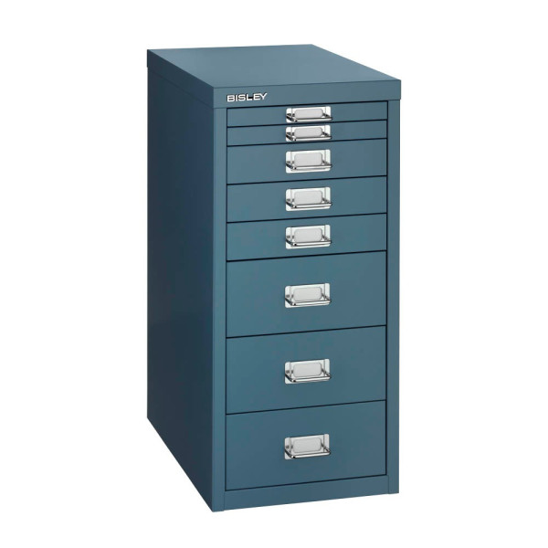 5020073770094 - Schubladenschrank MultiDrawer? 29er Serie L298105 Stahl 8 Schubladen (Vollauszug) A4 278 x 59 x 38 cm blau 5020073770094 B