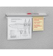 Klemmleiste Infoboard 50cm silber Aluminium