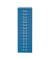 Schubladenschrank MultiDrawer™ 39er Serie L3915105, Stahl, 15 Schubladen (Vollauszug), A4, 27,9 x 86 x 38 cm, blau