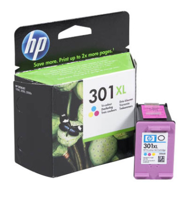 Druckerpatrone 301XL CH564EE (301XL), color (cyan/magenta/gelb), ca. 330 Seiten
