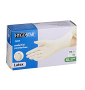 Einmalhandschuhe Hygostar Grip 2670 Lebenmittelecht weiß Größe XL/10 Latex