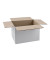 Faltkarton 598292 weiß, bis DIN A5+, innen 260x170x170mm, Wellpappe 1-wellig
