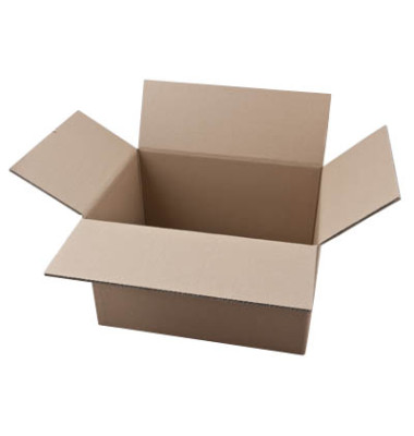 Faltkarton 598805 braun, bis DIN A3, innen 430x310x250mm, Wellpappe 2-wellig Faltkarton 598805 braun, bis DIN A3, innen 430x310x250mm, Wellpappe 2-wellig