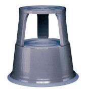 Rollhocker 212112, 1x 2 Stufen, dunkelgrau, Stahl