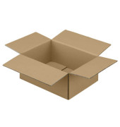 Faltkarton 599068 braun, bis DIN A3, innen 430x310x150mm, Wellpappe 2-wellig
