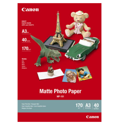 Inkjet-Fotopapier A3 MP-101 einseitig matt 170g 40 Blatt