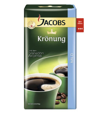 Kaffee gemahlen Kr&ouml;nung MILD 7040340, 500g, mild im Vakuumbeutel