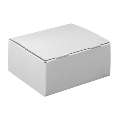 Versandkarton Pack-Set XS 601005 weiß, bis DIN A6+, innen 222x135x31mm, Wellpappe 1-wellig Versandkarton Pack-Set XS 601005 weiß, bis DIN A6+, innen 222x135x31mm, Wellpappe 1-wellig