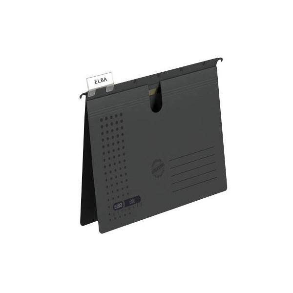 4002030084919 - ELBA Hängehefter chic ULTIMATE Karton anthrazit DIN A4 1x kaufmännische Heftung 5 St