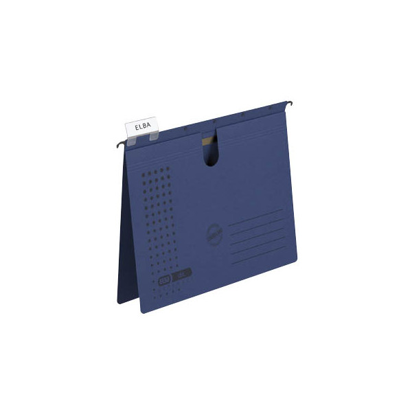 4002030084940 - ELBA Hängehefter chic ULTIMATE Karton dunkelblau DIN A4 1x kaufmännische Heftung 5 St