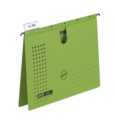 Hängehefter chic ULTIMATE 100552109, A4 grün Karton 240g