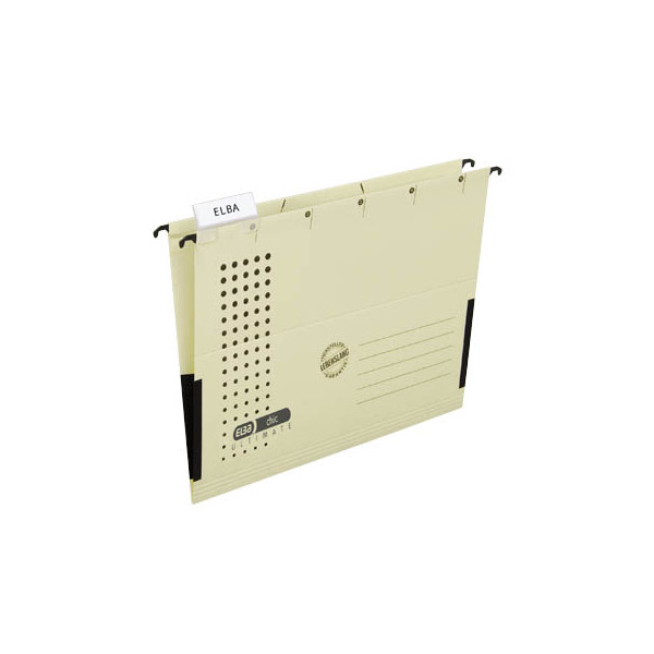 4002030851610 - Hängetasche chic A4 230g qm Karton mit Leinenfröschen chamois VE=