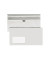 Briefumschläge Kompakt mit Fenster selbstklebend 75g grau Recycling