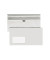Briefumschlag Posthorn 02239481, Kompakt, mit Fenster, selbstklebend, 75g, grau