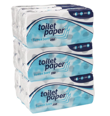 Wepa Toilettenpapier 039810 Supersoft 3-lagig 72 Rollen