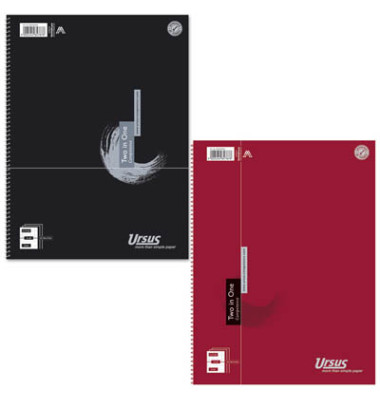 Collegeblock Two in One 608558000, A4 liniert + kariert, 70g 40 Blatt liniert + 40 Blatt kariert, 4-fach-Lochung Collegeblock Two in One 608558000, A4 liniert + kariert, 70g 40 Blatt liniert + 40 Blatt kariert, 4-fach-Lochung