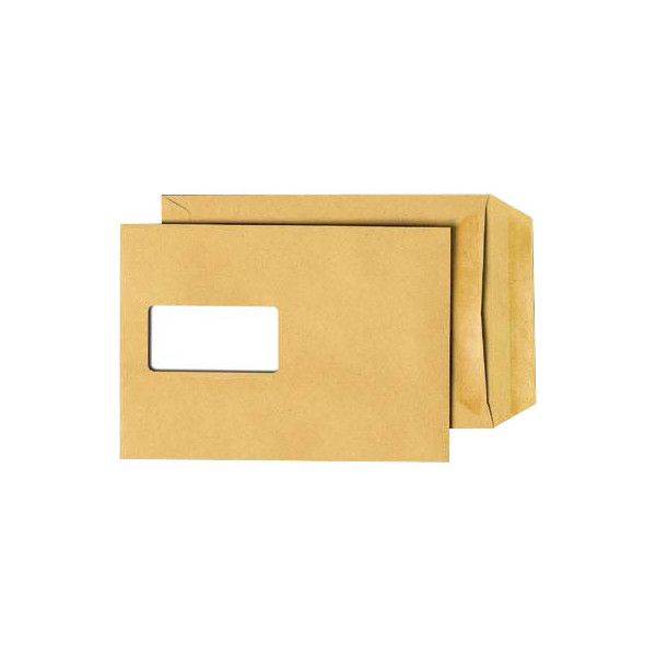 4003928034856 - Versandtaschen 30007260 C5 mit Fenster ohne Falte-Falte selbstklebend 90g braun 4003928034856 250 Stück 4003928034856 - Versandtaschen 30007260 C5 mit Fenster ohne Falte-Falte selbstklebend 90g braun 4003928034856 250 Stück