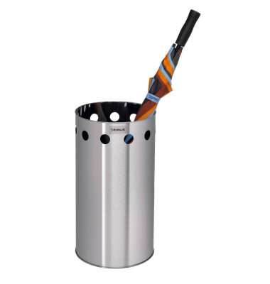 Schirmständer Symbolo 68043, Edelstahl, rund, silber