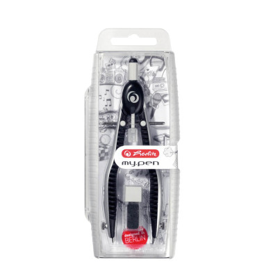 Zirkel my.pen schwarz/grau
