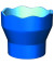 Wasserbecher 181510 Clic & Go, blau, 10x10x10cm