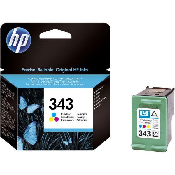 0884962780527 - C8766EE Druckerpatrone Multipack (cyan magenta gelb) Nr 343 (C8766EEUUS) - Hewlett Packard