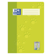 Schulheft 100050400, Lineatur 1 / Schreiblern-Lineatur / keine, A4, 90g, gr&uuml;n, 16 Blatt / 32 Seiten