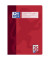 Schulheft 100050312, Lineatur 26 / kariert mit wei&szlig;em Rand / keine, A4, 90g, rot, 16 Blatt / 32 Seiten