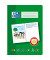 Geschichtenheft 100050098, Lineatur 4G / Schreiblern-Lineatur, A4, 90g, grün, 16 Blatt / 32 Seiten