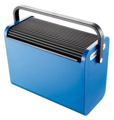 H&auml;ngeregister-Box H6110193 the mobil box, blau/schwarz, f&uuml;r 25 Mappen A4, mit Deckel