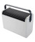 H&auml;ngeregister-Box H6110198 the mobil box, lichtgrau/schwarz, f&uuml;r 25 Mappen A4, mit Deckel