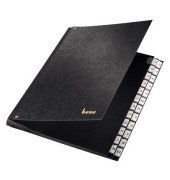 Pultordner 75100, A-Z, schwarz, A4, 24 F&auml;cher