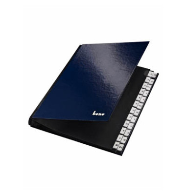 Pultordner 85214 Premium A4 A-Z dunkelblau 24-teilig