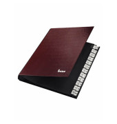 Pultordner 85214 Premium A4 A-Z dunkelrot 24-teilig