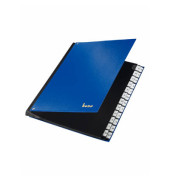 Pultordner 75116BL, A-Z, blau, A4, 24 F&auml;cher