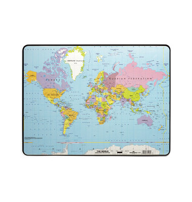 Schreibunterlage 7211 19 bunt Weltkarte 53x40cm