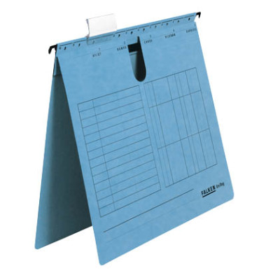 Hängehefter UNIREG 80002702, A4 blau Karton 230g
