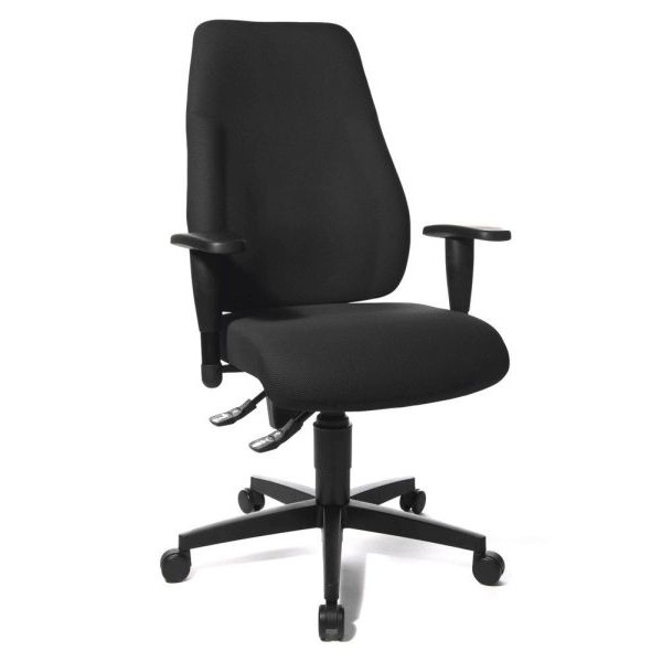 4014296647395 - Profi Bürostuhl LADY SITNESS C ALK2 Stoff mit Armlehnen (höhenverstellbar) Topstar