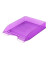 Briefablage Basic 1701673992 A4 / C4 lila-transparent Kunststoff stapelbar